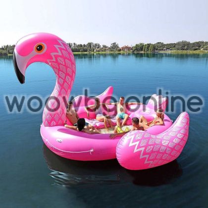 Huge inflatable flamingo