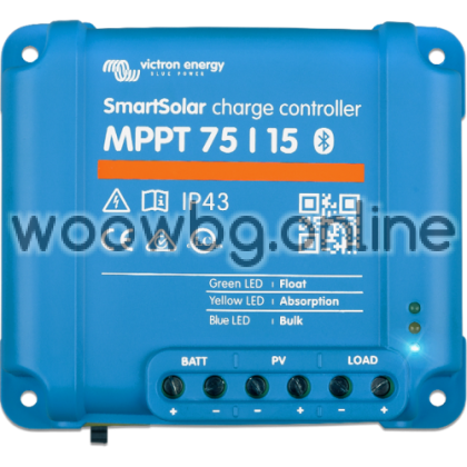 Соларен контролер Victron SmartSolar MPPT 75/15 (12/24V-15A) с Bluetooth