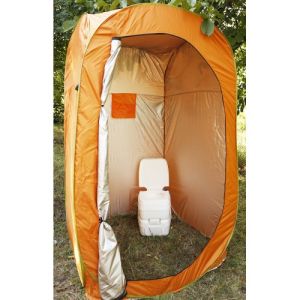 Folding bathroom tent