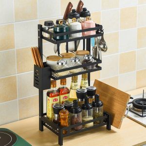 Multi-layer kitchen spice rack