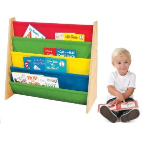 Цветна детска етажерка за книги и играчки