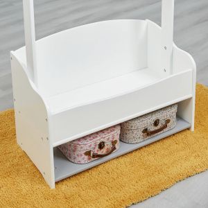 Wooden stand for children's clothes