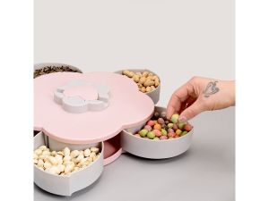 Rotating organizer for nuts and candies